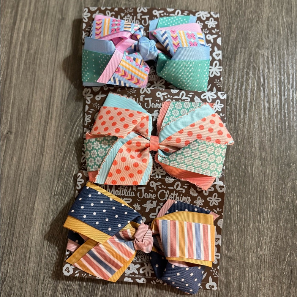 Matilda Jane Colorful Hair Bows Set
